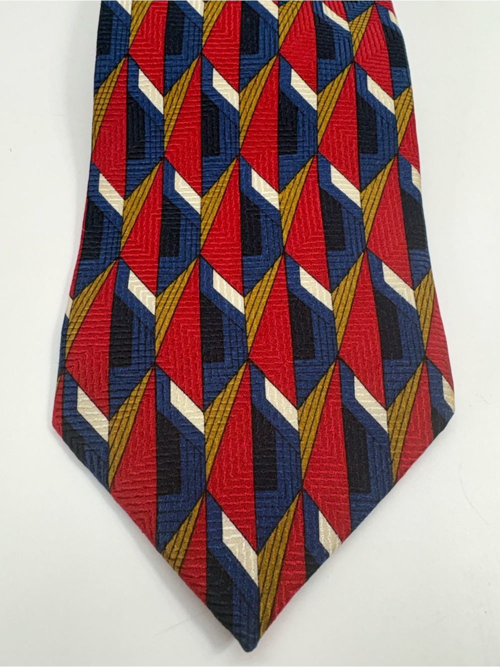 VINTAGE Ferrell Reed for Lionel Smith, Ltd. American & Hand Made Silk Tie